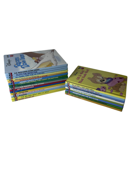 Disney's Wonderful World of Reading — Complete 25-Book Hardcover Bundle | Grolier & Random House Vintage Collection