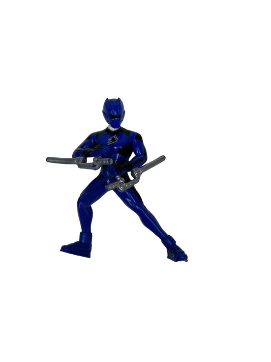 Power Rangers Jungle Fury Blue Ranger Action Figure — Bandai (2007), 3.5", Loose with Accessories, Sentai Collectible
