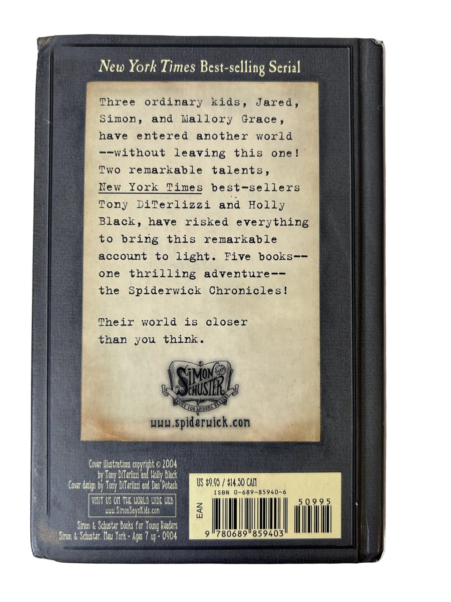 The Spiderwick Chronicles: The Wrath of Mulgarath (Book 5 of 5) — Hardcover | DiTerlizzi & Black / Simon & Schuster (2004)
