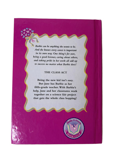 Barbie 4-Book Hardcover Set — Grolier Books / Mattel (1998–99) | Shooting for the Stars, The Legend of the Pink Pearl, Three Cheers for Becky, The Class Act