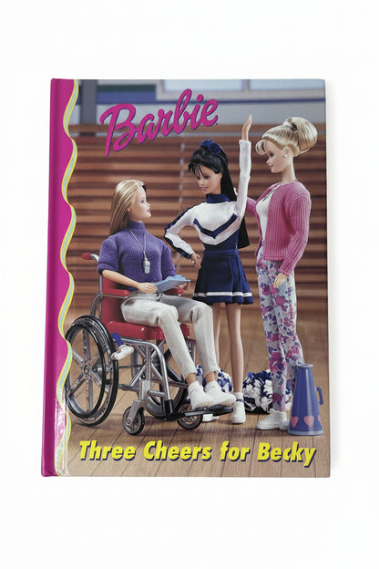 Barbie 4-Book Hardcover Set — Grolier Books / Mattel (1998–99) | Shooting for the Stars, The Legend of the Pink Pearl, Three Cheers for Becky, The Class Act