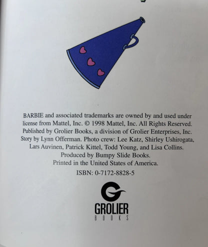Barbie 4-Book Hardcover Set — Grolier Books / Mattel (1998–99) | Shooting for the Stars, The Legend of the Pink Pearl, Three Cheers for Becky, The Class Act