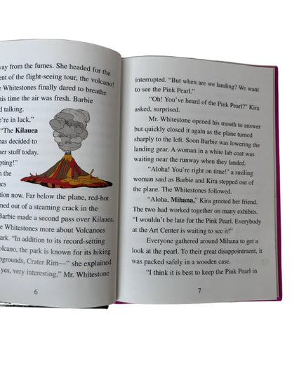 Barbie 4-Book Hardcover Set — Grolier Books / Mattel (1998–99) | Shooting for the Stars, The Legend of the Pink Pearl, Three Cheers for Becky, The Class Act