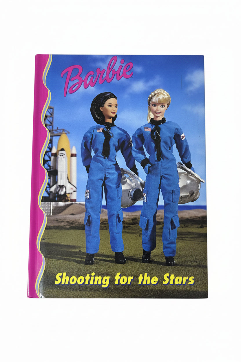 Barbie 4-Book Hardcover Set — Grolier Books / Mattel (1998–99) | Shooting for the Stars, The Legend of the Pink Pearl, Three Cheers for Becky, The Class Act