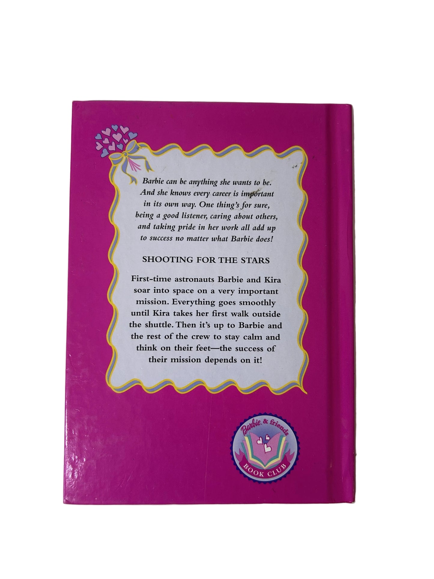 Barbie 4-Book Hardcover Set — Grolier Books / Mattel (1998–99) | Shooting for the Stars, The Legend of the Pink Pearl, Three Cheers for Becky, The Class Act