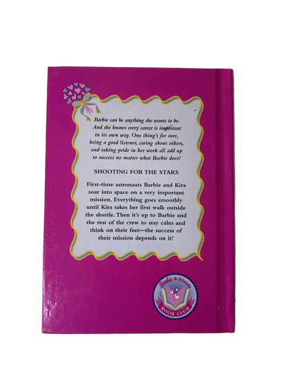 Barbie 4-Book Hardcover Set — Grolier Books / Mattel (1998–99) | Shooting for the Stars, The Legend of the Pink Pearl, Three Cheers for Becky, The Class Act