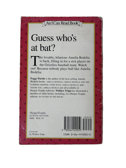 Play Ball, Amelia Bedelia — Paperback | Peggy Parish / HarperCollins Harper Trophy (1978) | An I Can Read Book