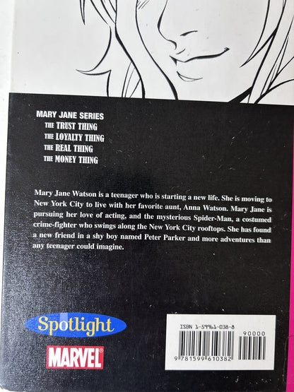 Mary Jane Complete 4-Book Hardcover Set — The Trust Thing, The Loyalty Thing, The Real Thing, The Money Thing | Marvel Age / Spotlight
