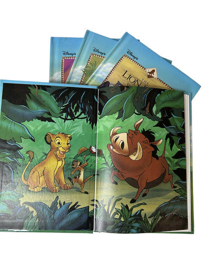 Disney's The Lion King: Six New Adventures — Hardcover Lot Vol. 1–4 of 6 | Kopa's First Appearance | Grolier (1994)