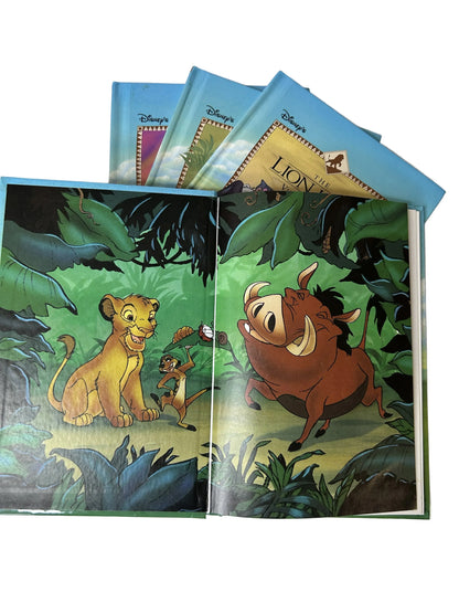 Disney's The Lion King: Six New Adventures — Hardcover Lot Vol. 1–4 of 6 | Kopa's First Appearance | Grolier (1994)