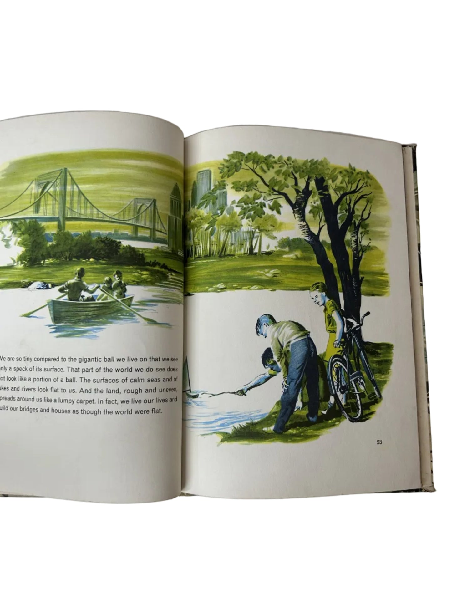 The World Is Round — Revised Edition Hardcover | Anthony Ravielli / Viking Press (c. 1971) | Former Library Copy