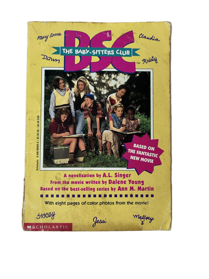 The Baby-Sitters Club: The Movie — Paperback Novelization | A.L. Singer / Scholastic (1995) | BSC Friends Forever