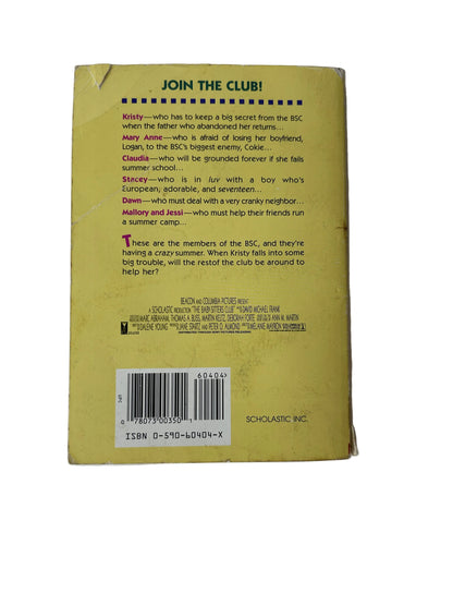 The Baby-Sitters Club: The Movie — Paperback Novelization | A.L. Singer / Scholastic (1995) | BSC Friends Forever