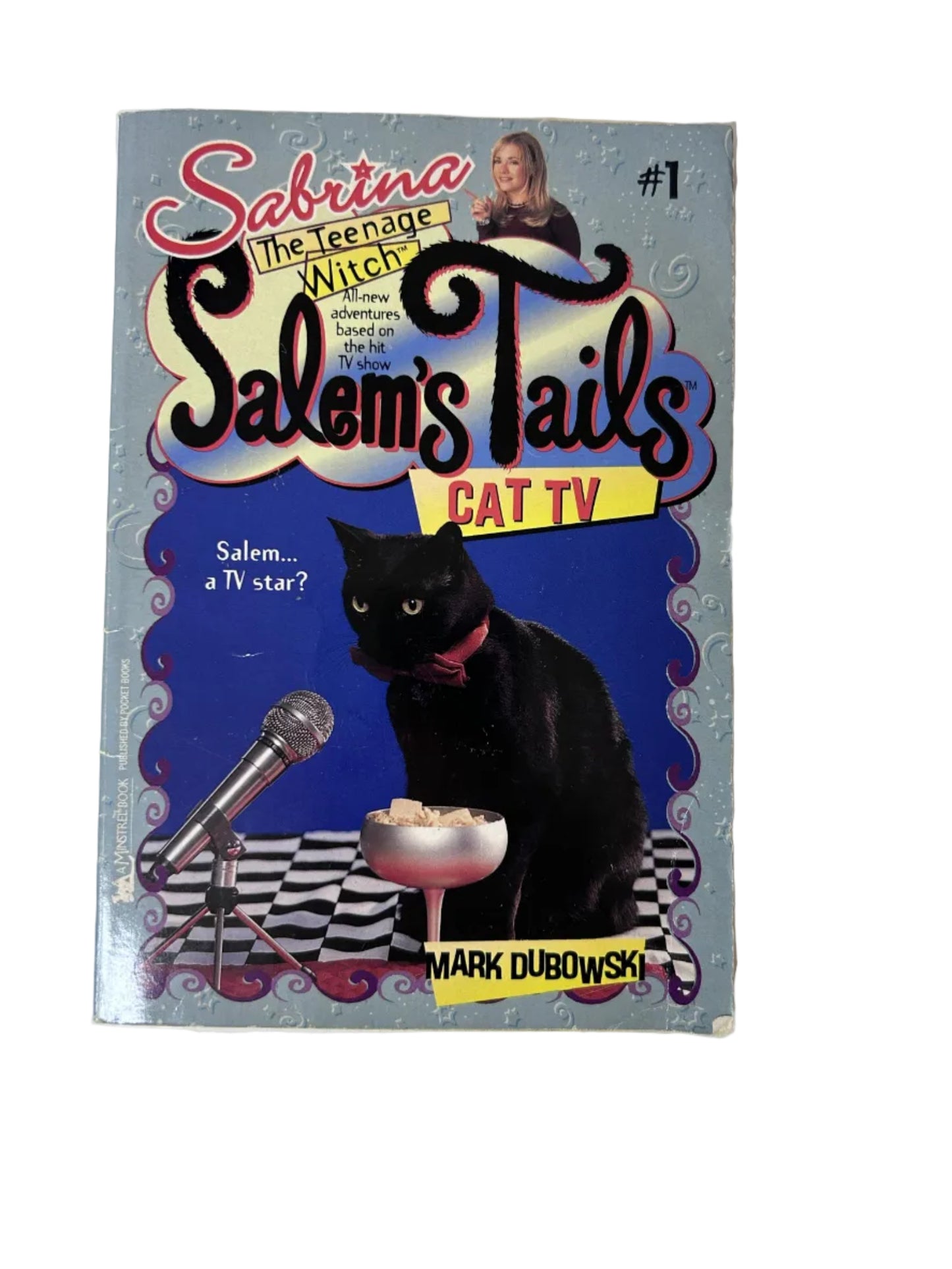 Salem's Tails #1: Cat TV — Paperback | Mark Dubowski / Pocket Books Minstrel (1998) | Sabrina the Teenage Witch Series