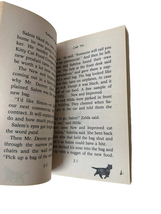 Salem's Tails #1: Cat TV — Paperback | Mark Dubowski / Pocket Books Minstrel (1998) | Sabrina the Teenage Witch Series