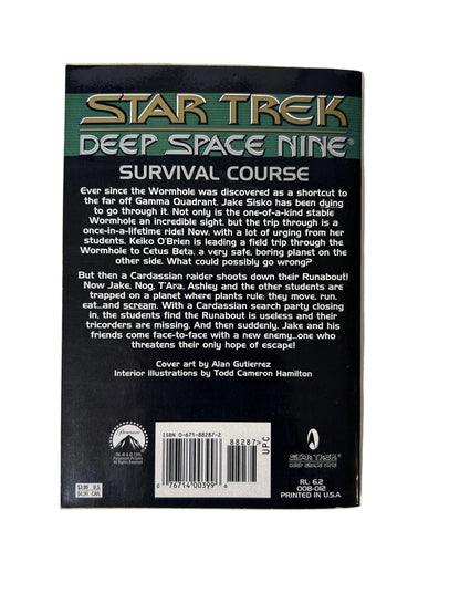 Star Trek: Deep Space Nine #6 — Field Trip | John Peel / Pocket Books (1995) | Jake & Nog vs. Cardassian Raiders