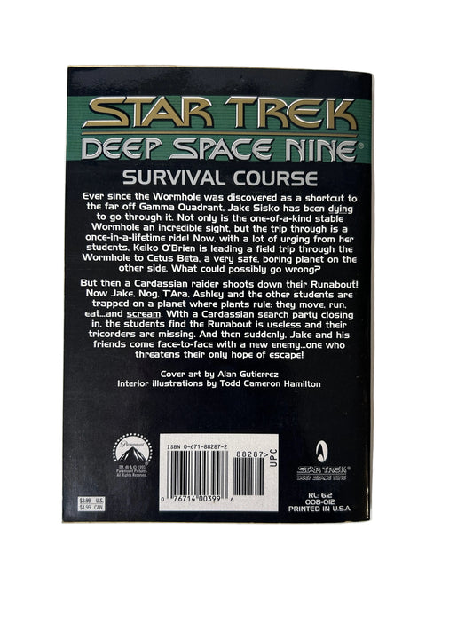 Star Trek: Deep Space Nine #6 — Field Trip | John Peel / Pocket Books (1995) | Jake & Nog vs. Cardassian Raiders