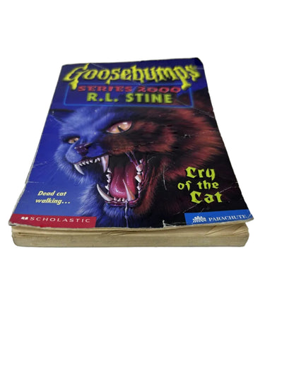 Goosebumps Series 2000 #1: Cry of the Cat — Paperback | R.L. Stine / Scholastic (1998) | Dead Cat Walking...