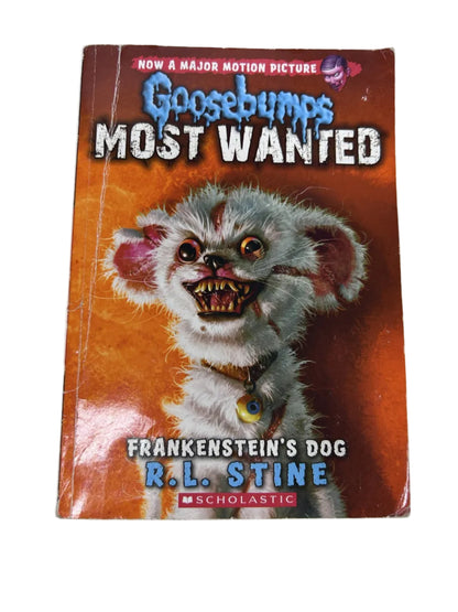 Goosebumps Most Wanted #4: Frankenstein's Dog — Paperback | R.L. Stine / Scholastic (2013) | Now a Major Motion Picture
