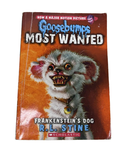Goosebumps Most Wanted #4: Frankenstein's Dog — Paperback | R.L. Stine / Scholastic (2013) | Now a Major Motion Picture