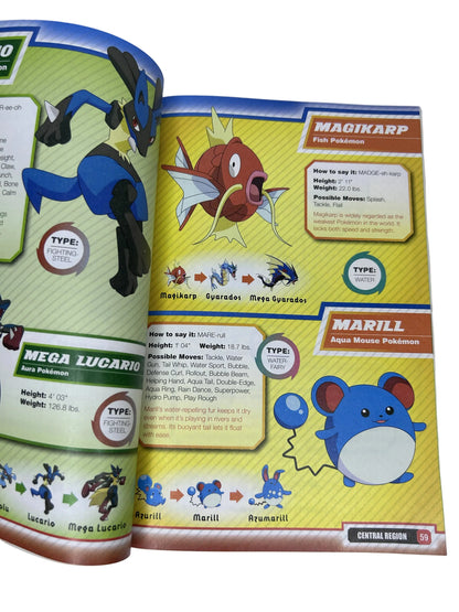 Pokémon Kalos Region Handbook — Paperback | Scholastic Inc. (2014) | Stats & Facts on Over 450 Pokémon