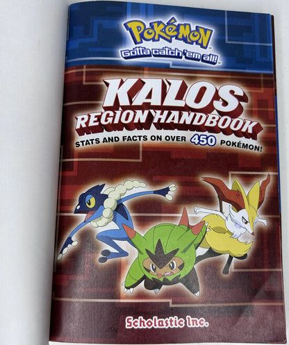 Pokémon Kalos Region Handbook — Paperback | Scholastic Inc. (2014) | Stats & Facts on Over 450 Pokémon