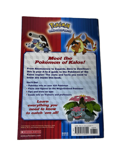 Pokémon Kalos Region Handbook — Paperback | Scholastic Inc. (2014) | Stats & Facts on Over 450 Pokémon
