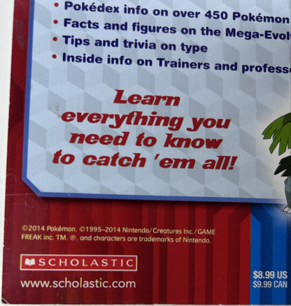 Pokémon Kalos Region Handbook — Paperback | Scholastic Inc. (2014) | Stats & Facts on Over 450 Pokémon