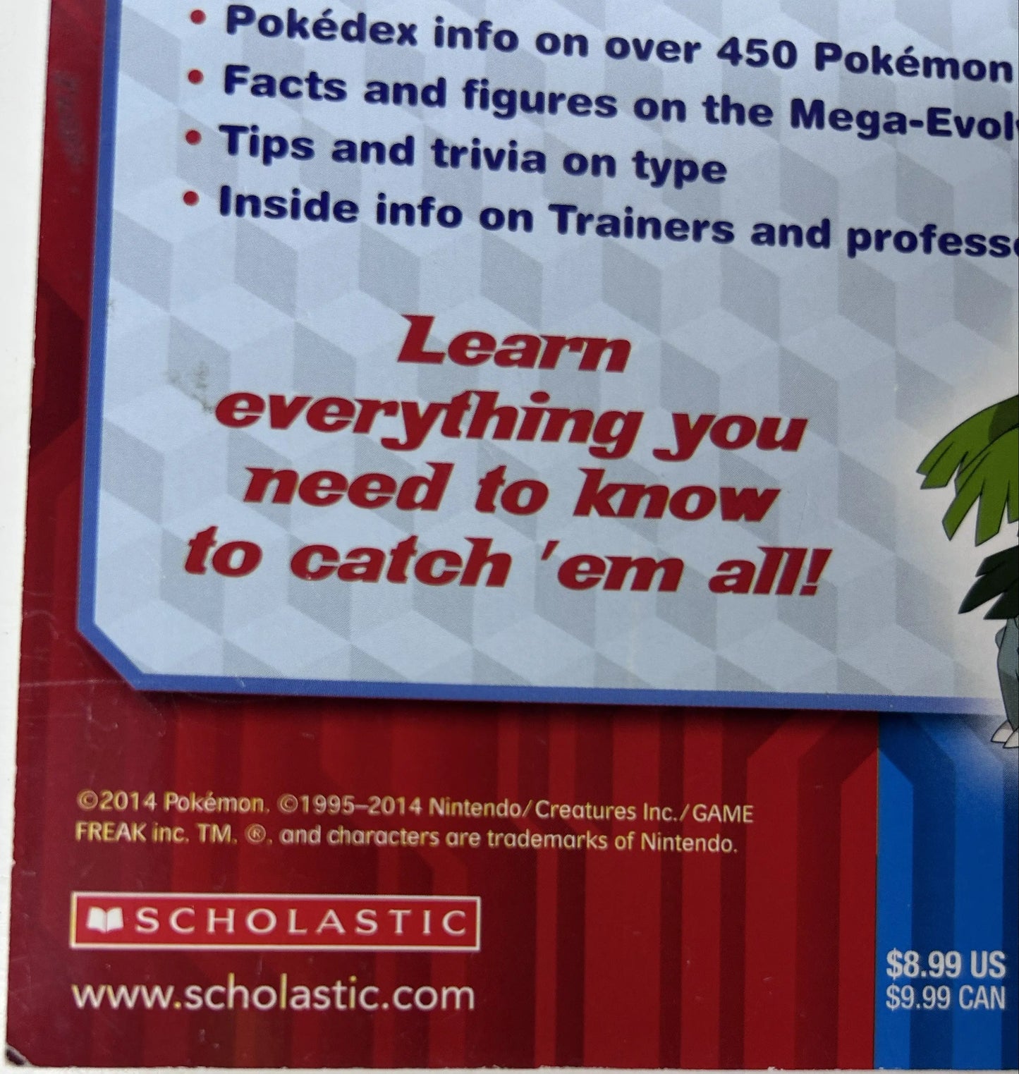Pokémon Kalos Region Handbook — Paperback | Scholastic Inc. (2014) | Stats & Facts on Over 450 Pokémon