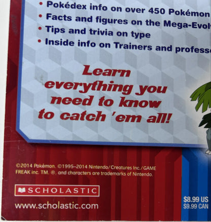 Pokémon Kalos Region Handbook — Paperback | Scholastic Inc. (2014) | Stats & Facts on Over 450 Pokémon