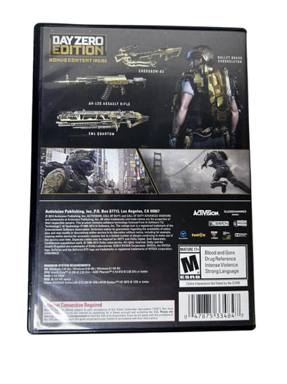 Call of Duty: Advanced Warfare CIB — Day Zero Edition | PC DVD-ROM | Sledgehammer Games / Activision (2014)