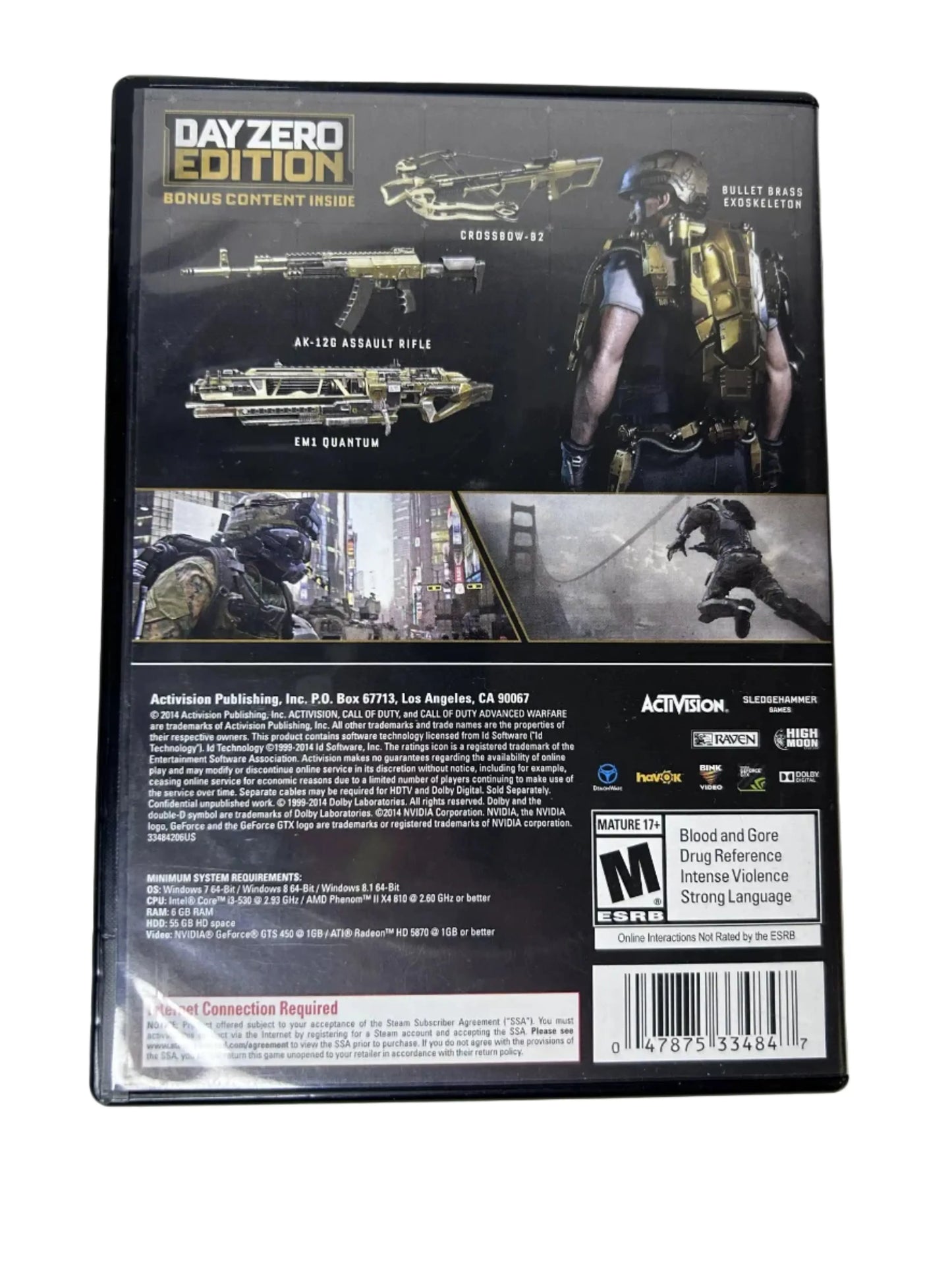 Call of Duty: Advanced Warfare CIB — Day Zero Edition | PC DVD-ROM | Sledgehammer Games / Activision (2014)