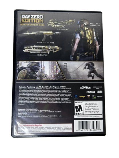 Call of Duty: Advanced Warfare CIB — Day Zero Edition | PC DVD-ROM | Sledgehammer Games / Activision (2014)