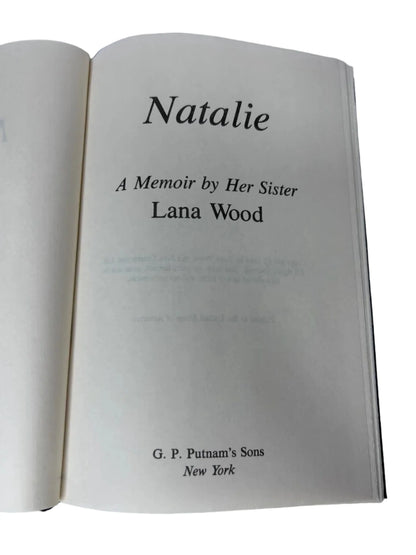 Natalie: A Memoir by Her Sister — Hardcover | Lana Wood / G.P. Putnam's Sons (1984) | Natalie Wood Biography