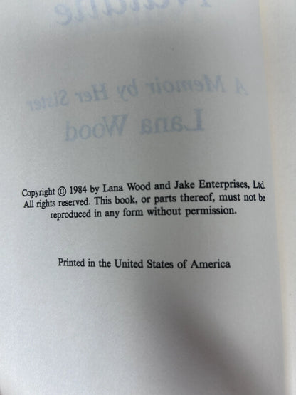Natalie: A Memoir by Her Sister — Hardcover | Lana Wood / G.P. Putnam's Sons (1984) | Natalie Wood Biography