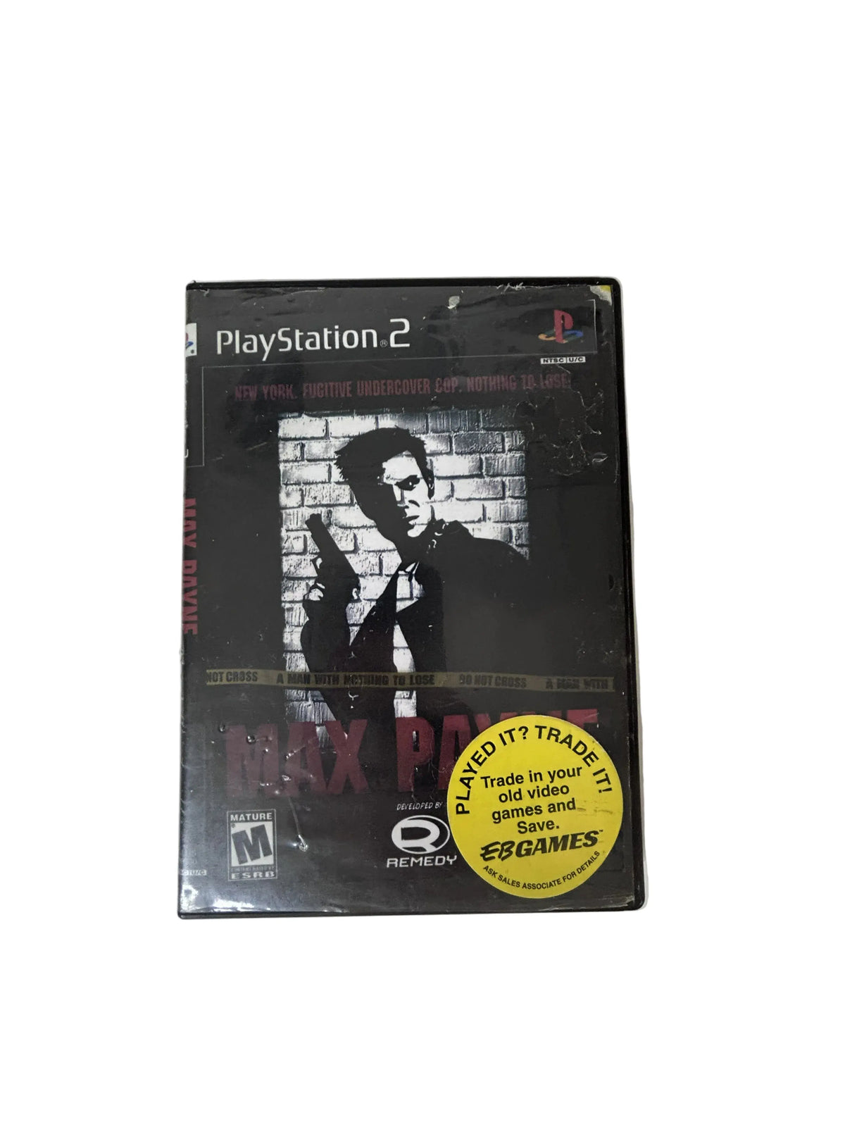 Max Payne — PS2 | Remedy Entertainment / Rockstar Games (2001) | Disc + Case