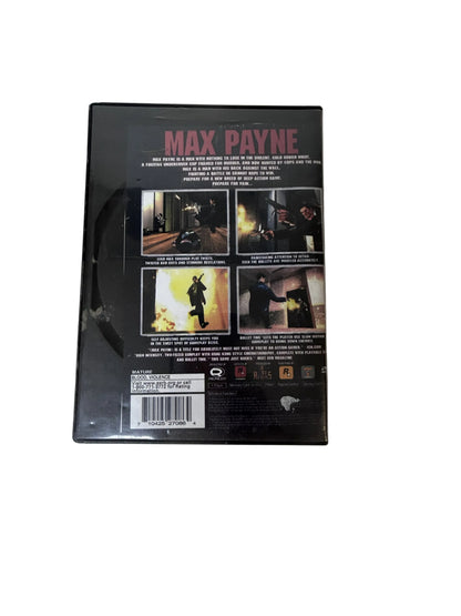 Max Payne — PS2 | Remedy Entertainment / Rockstar Games (2001) | Disc + Case
