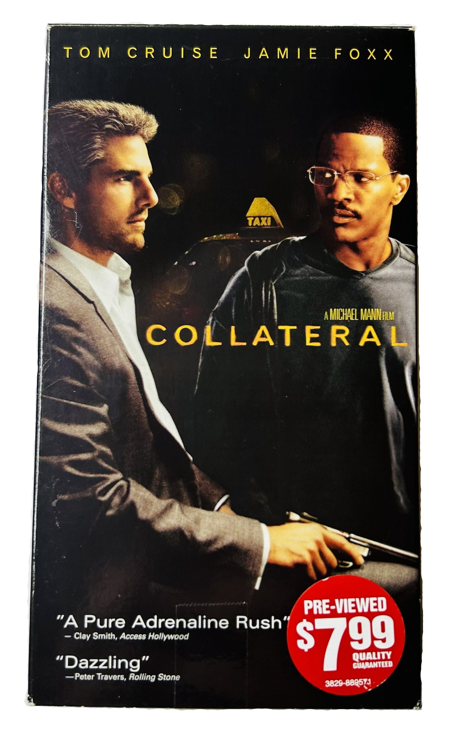 Collateral VHS (2004) - Tom Cruise & Jamie Foxx Thriller - Michael Mann Film