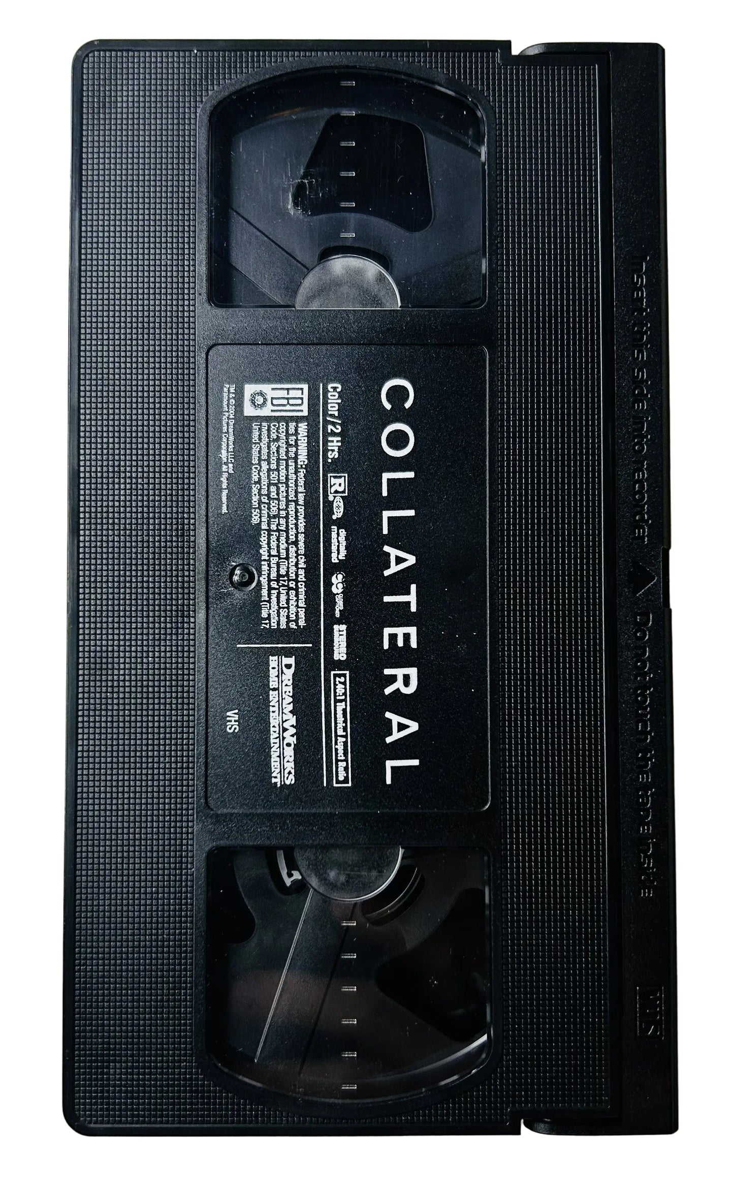 Collateral VHS (2004) - Tom Cruise & Jamie Foxx Thriller - Michael Mann Film