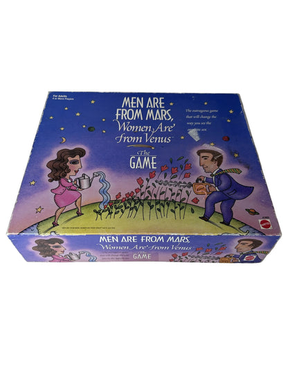 Men Are From Mars, Women Are From Venus — The Game | Mattel / John Gray (1998) | Adult Party Board Game