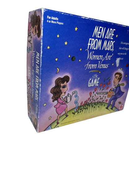 Men Are From Mars, Women Are From Venus — The Game | Mattel / John Gray (1998) | Adult Party Board Game