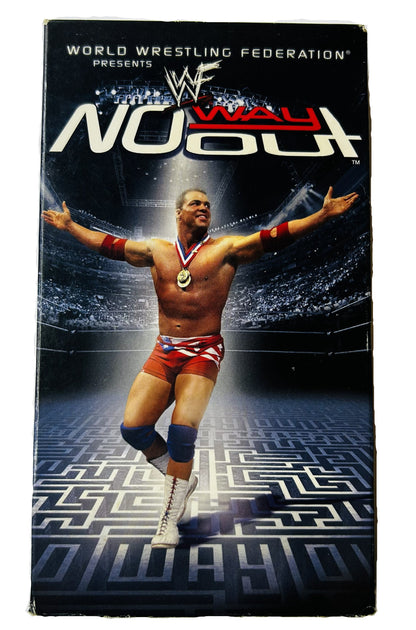 WWF No Way Out 2001 VHS - Stone Cold vs. Triple H 2-Out-of-3 Falls, Kurt Angle WWF Championship