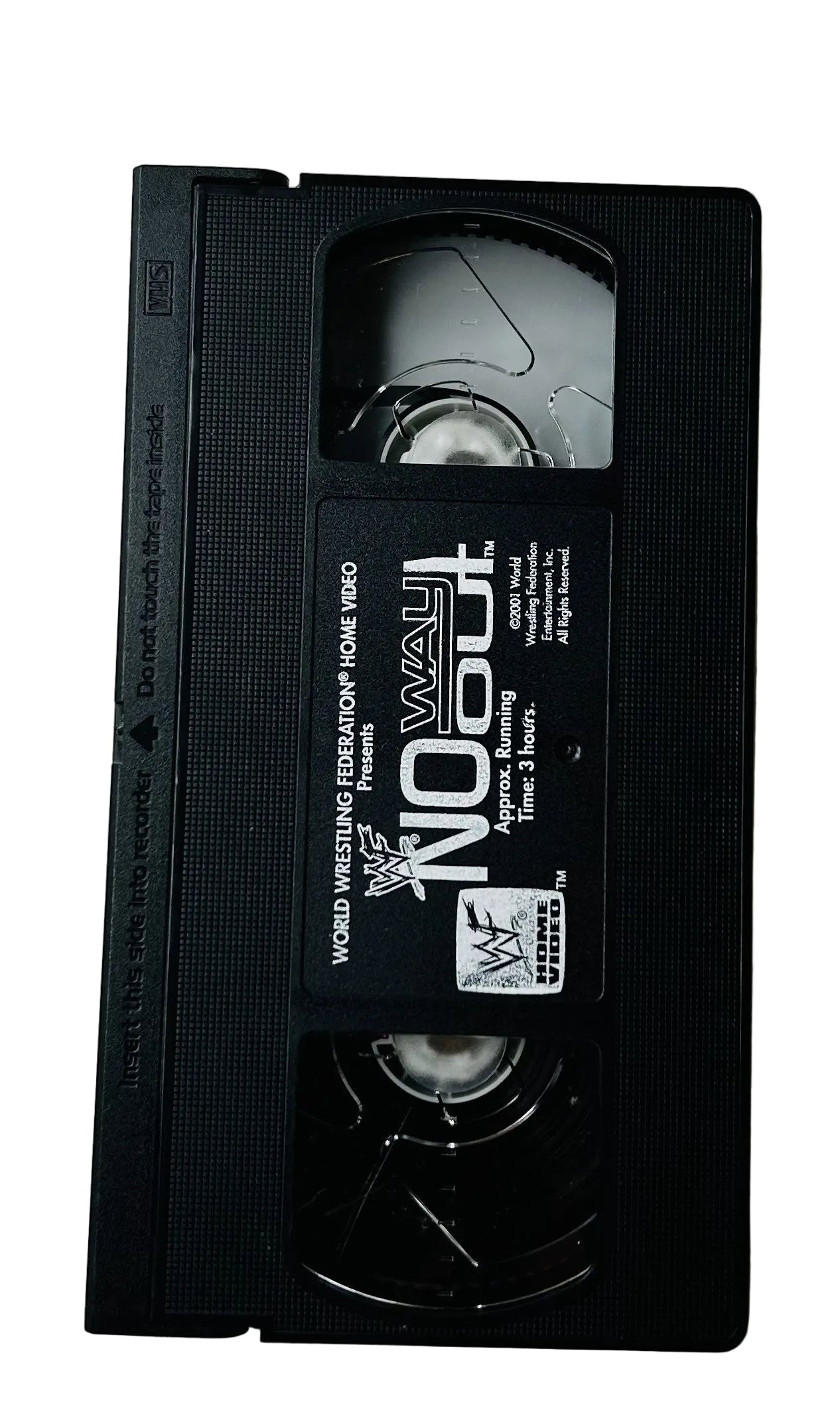 WWF No Way Out 2001 VHS - Stone Cold vs. Triple H 2-Out-of-3 Falls, Kurt Angle WWF Championship