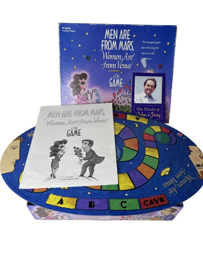 Men Are From Mars, Women Are From Venus — The Game | Mattel / John Gray (1998) | Adult Party Board Game
