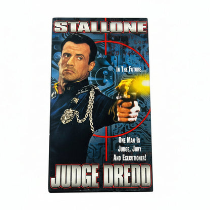 Judge Dredd (1995) VHS - Sylvester Stallone Dystopian Action - Danny Cannon