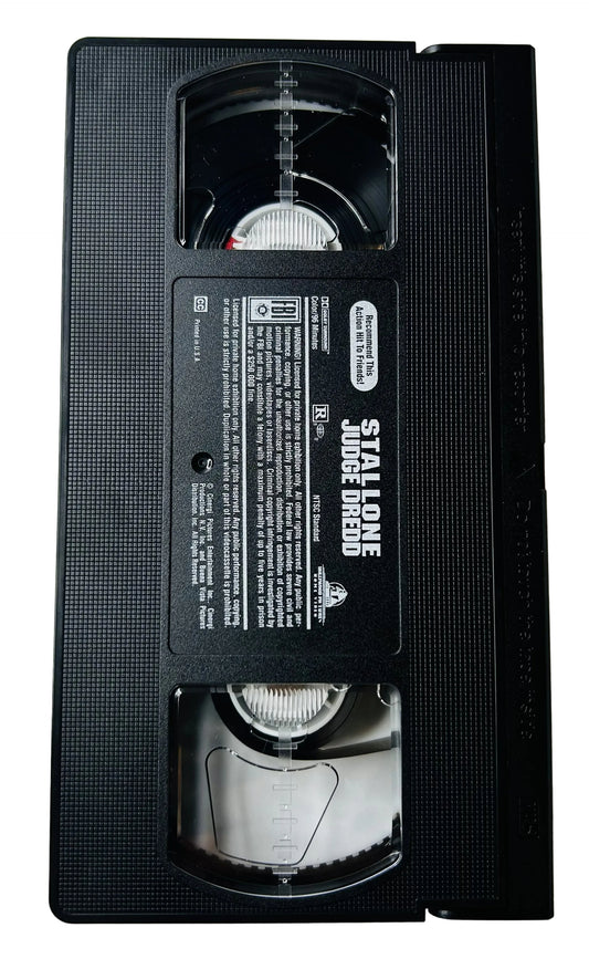Judge Dredd (1995) VHS - Sylvester Stallone Dystopian Action - Danny Cannon