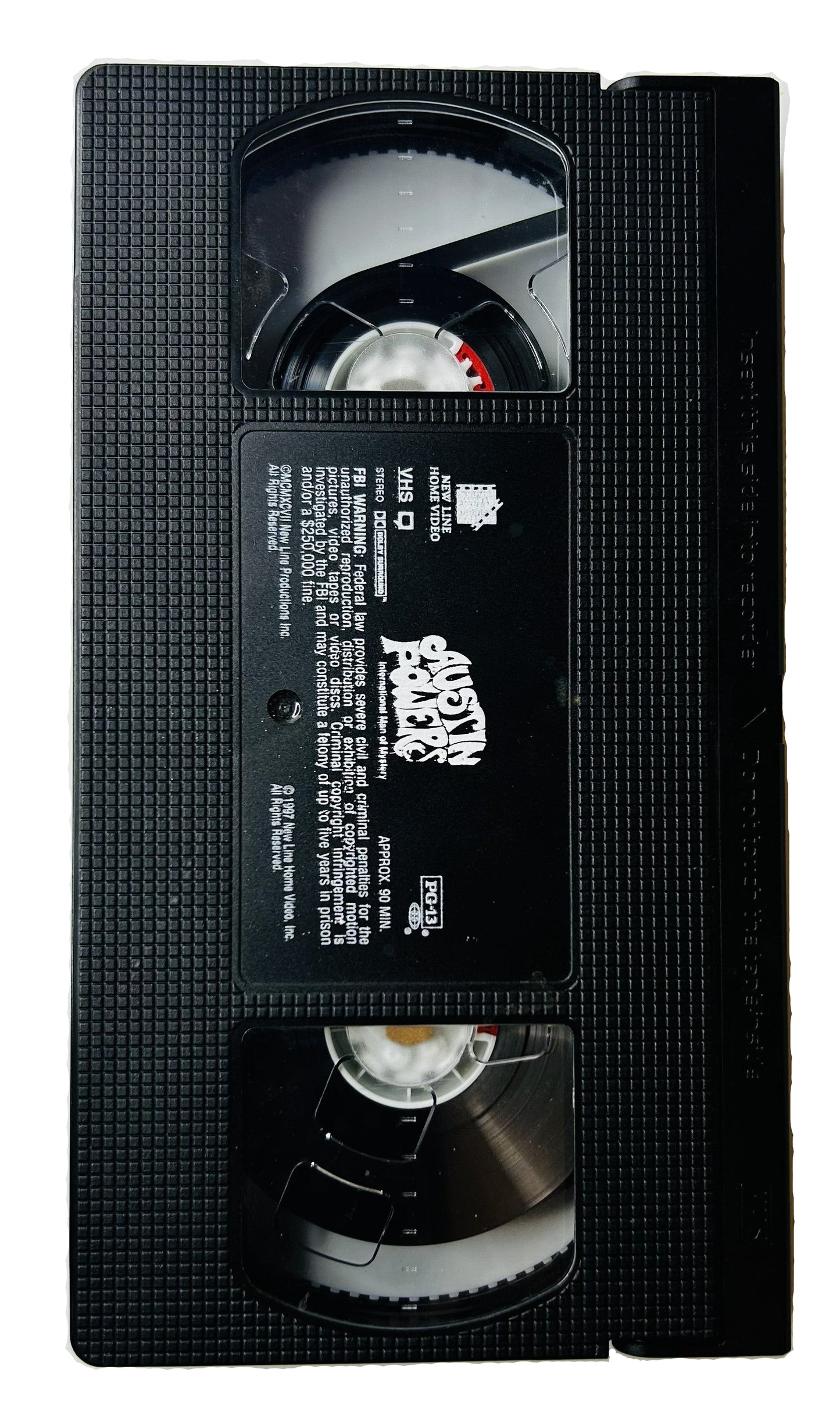Austin Powers: International Man of Mystery (1997) VHS - Mike Myers Elizabeth Hurley - Jay Roach