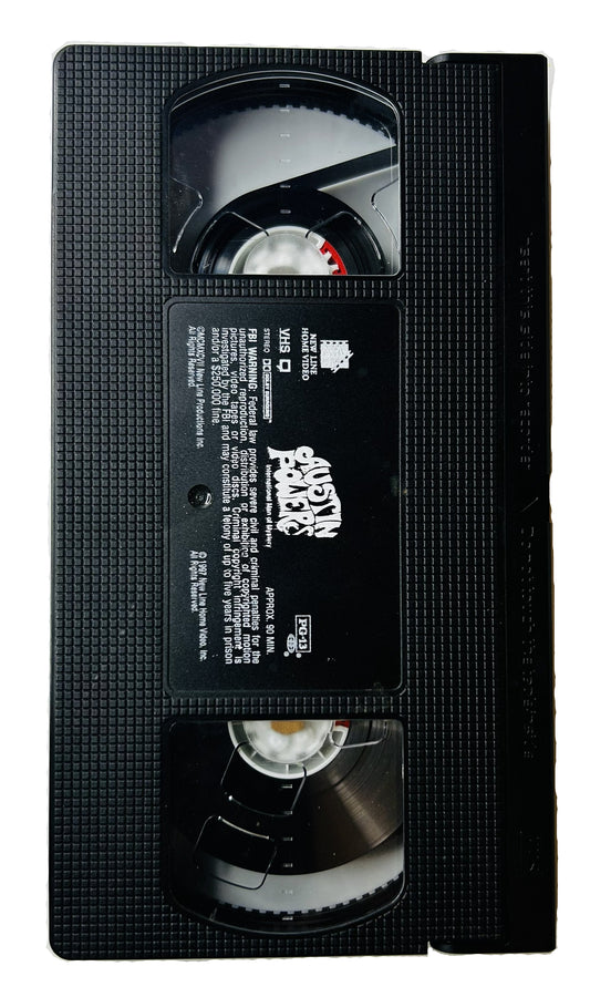 Austin Powers: International Man of Mystery (1997) VHS - Mike Myers Elizabeth Hurley - Jay Roach