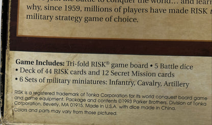 RISK: The World Conquest Game — Parker Brothers (1993) | Complete Strategy Board Game
