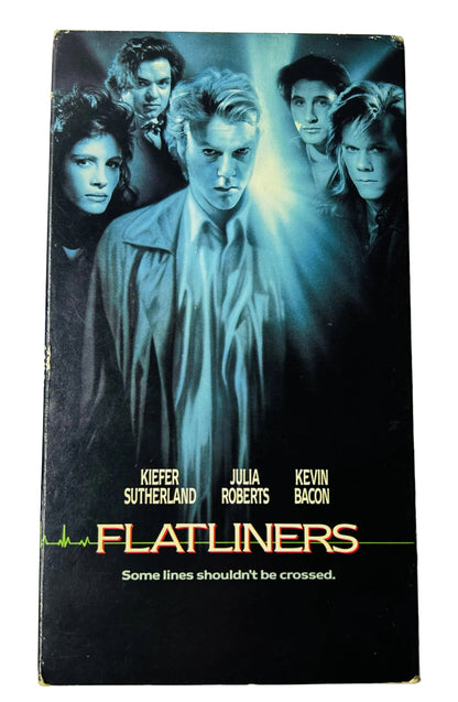 Flatliners (1990) VHS - Kiefer Sutherland Julia Roberts Kevin Bacon - Joel Schumacher Thriller